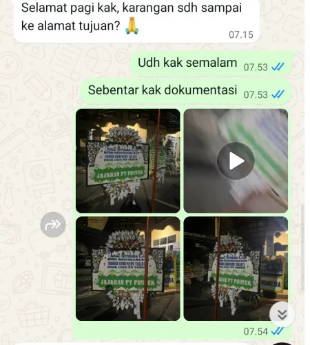 Pengiriman Papan Bunga Selamat Tanjungrejo Bayan