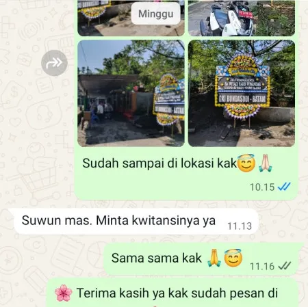Pengiriman Papan Bunga Duka Tanjungrejo Bayan