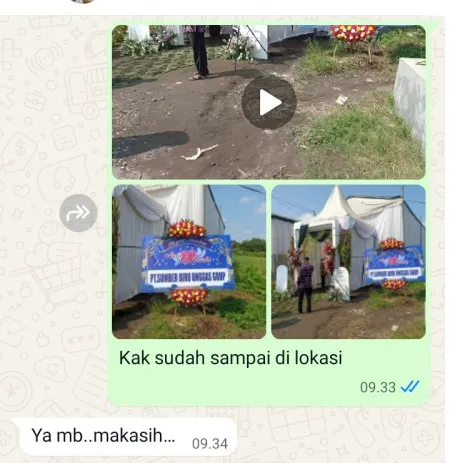 Pengiriman Karangan Bunga Tanjungrejo Bayan
